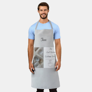 Delantal Diseño de marca para negocios de cafeterías coster