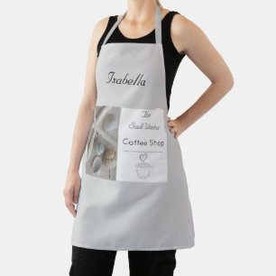 Delantal Diseño de marca para negocios de cafeterías coster