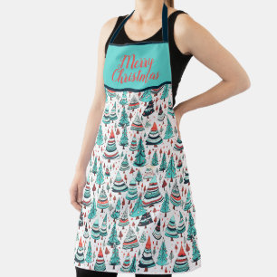 DELANTAL DISEÑO DE NAVIDAD FELIZ