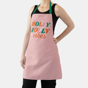 Delantal Diseño de Navidades de Fun Holly Jolly Vibes