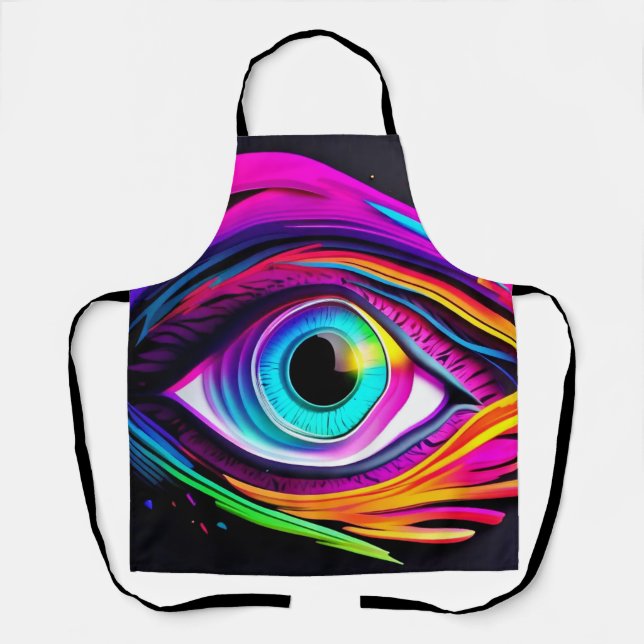 Delantal Diseño de Ojo de Nebulosa (Anverso)