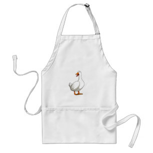 Delantal Diseño de pato lindo para hombres amantes de aves