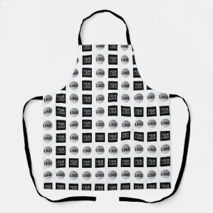 Delantal Diseño de patrón de logotipo geométrico 2