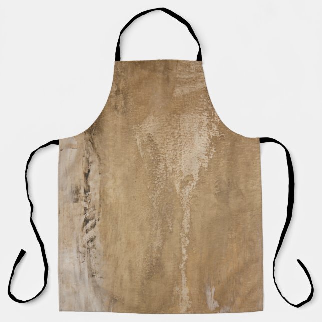 Delantal Diseño de pintura de artista de lienzo de textura (Anverso)