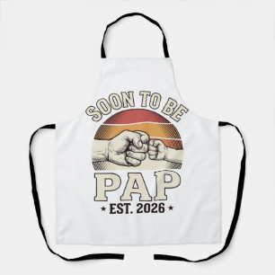 Delantal Diseño de puño de bebé vintage 2026 Pronto para se