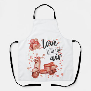 Delantal Diseño de San Valentín: protector de ciclomotor