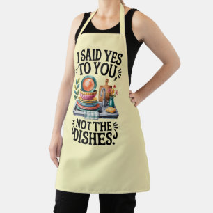 Delantal Diseño de serie de cocina divertida #12