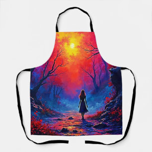 Delantal Diseño de soledad de Chicas forestales mágicos