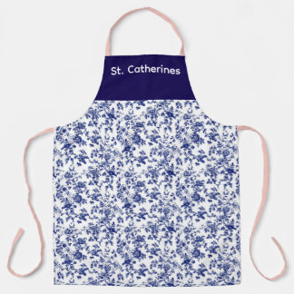 Delantal Diseño de tela azul Apron personalizado