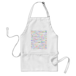 Delantal Diseño de texto de Julia II Apron estándar