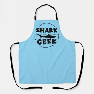 Delantal Diseño De Tiburón Geek Para Los Amantes Del Tiburó