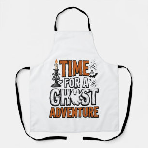 Delantal Diseño de tipografía vintage de Halloween de avent