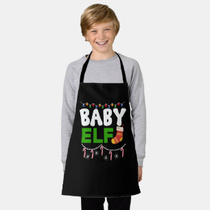 Delantal Diseño de vacaciones de Navidad de bebé elfo-84608
