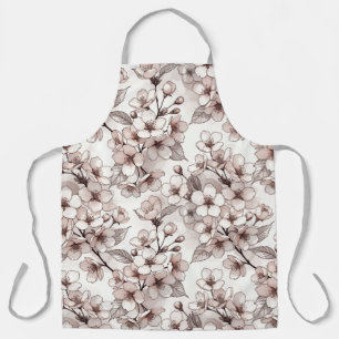 Delantal Diseño delicado de flor de cerezo
