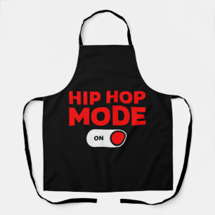 Delantal Diseño divertido de hip hop para hombres mujeres H