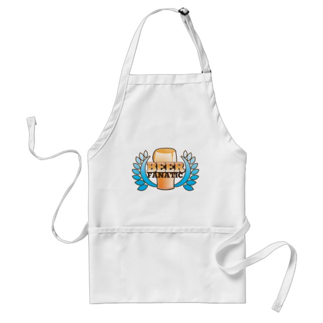 Delantal Diseño FANÁTICO de la CERVEZA (Frente)