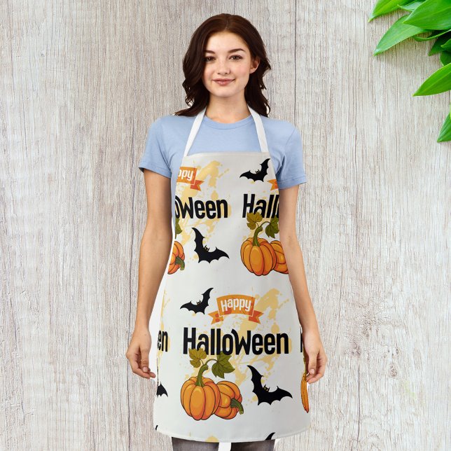 Delantal Diseño Feliz Halloween (Subido por el creador)