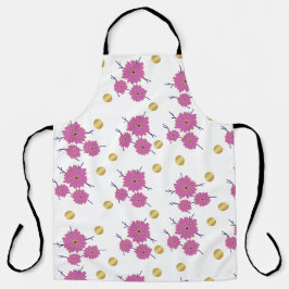 DELANTAL DISEÑO FLORAL