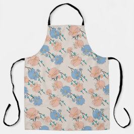 DELANTAL DISEÑO FLORAL