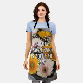 Delantal diseño floral