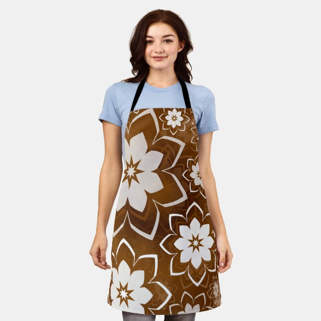 Delantal Diseño floral 13 (Gastado)