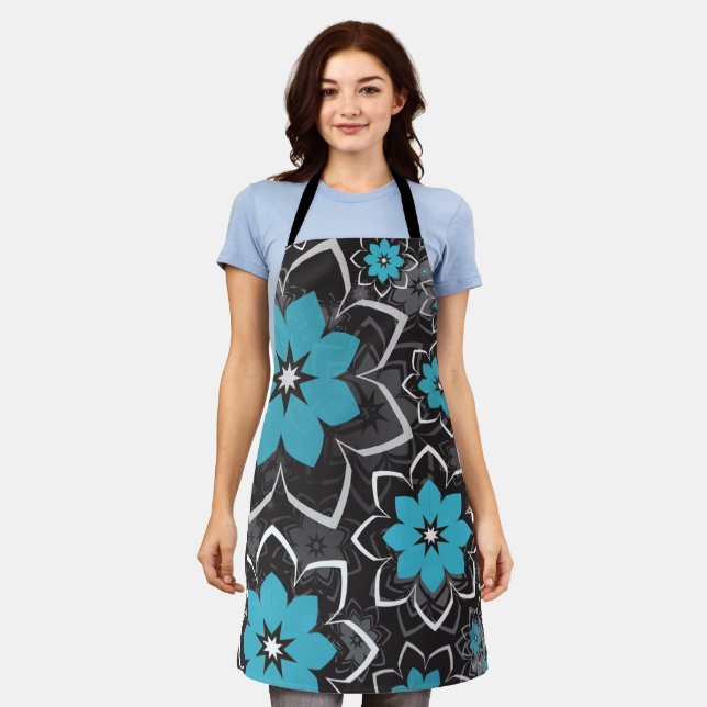 Delantal Diseño floral 14 (Gastado)