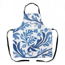 Diseño floral azul y blanco | Patrón de Chinoiseri