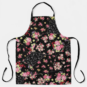 Delantal Diseño floral de bonito sin inconvenientes