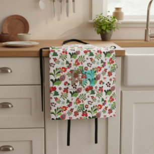 Delantal Diseño Floral Folclórico Húngaro Boho Colorido Reg