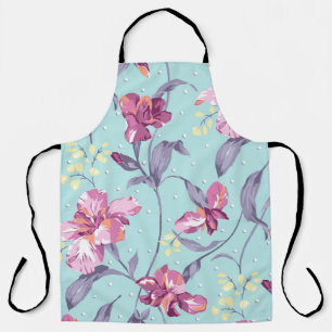 Delantal diseño floral ilustraciones textiles, arte de fond