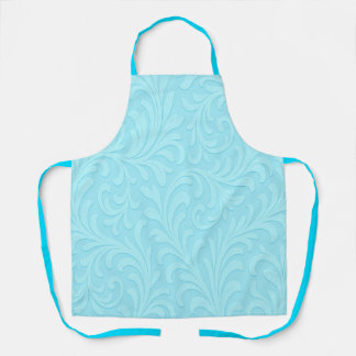 Delantal diseño floral retro