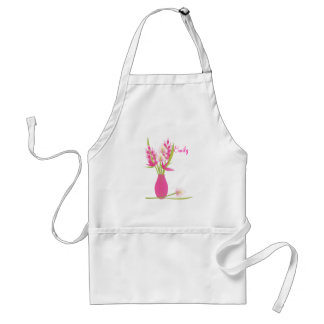Delantal Diseño floral rosa