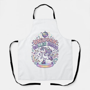Delantal Diseño Gráfico de Camiseta de Disco de Patinaje Un