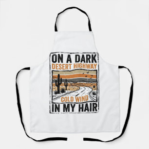 Delantal Diseño gráfico de camiseta vintage de viento en la