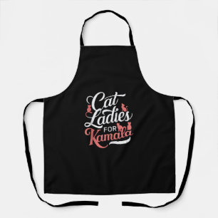 Delantal Diseño lindo - gatos damas para Kamala con gato