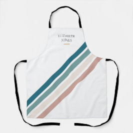 Delantal Diseño minimalista en tonos pastel