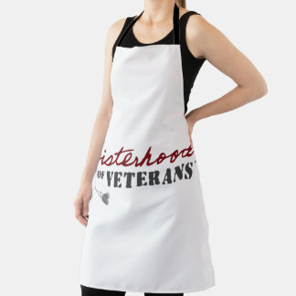 Delantal Diseño Orgullo Militar de Hermanas de Veteranos