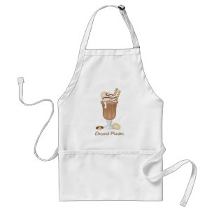Delantal Diseño pasado de moda lindo del milkshake del