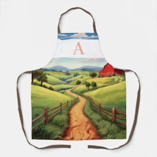 Delantal Diseño personalizado de la trayectoria de la granj