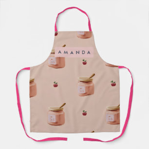 Delantal Diseño Personalizado de Tarro de Mermelada Adorabl
