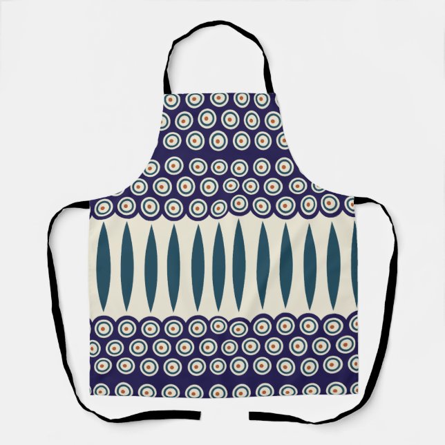 Delantal Diseño polaco de cerámica tradicional (Anverso)