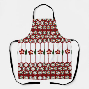 Delantal Diseño polaco de cerámica tradicional