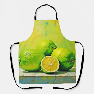 Delantal Diseño pop de verano brillante de Limes