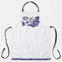 Diseño salvaje azul y blanco de China