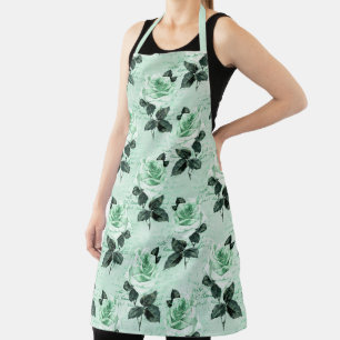 Delantal Diseño Serie Floral Desgastada 6