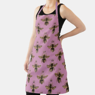 Delantal Diseño Serie Jardín de Té Abeja 4