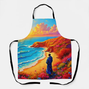 Delantal Diseño Sunset Beach Solitude Serenity