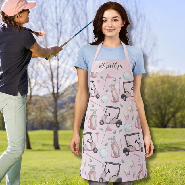 Delantal Diseño y nombre del golf femenino (Subido por el creador)