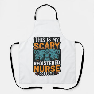 Delantal Disfraz de Enfermera Registrada Asustadora Camiset