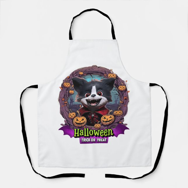 Delantal Disfraz de Halloween para cachorro (Anverso)
